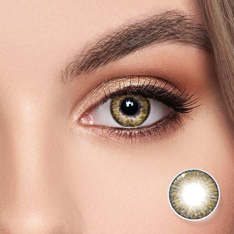 EyeMoody Luxe Brown Colored Contact Lenses | 0.00, 6 Months (2 lenses)