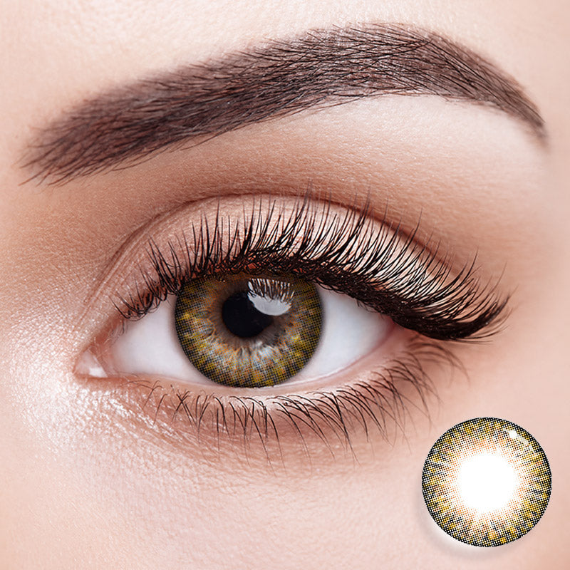 EyeMoody Luxe Brown Colored Contact Lenses | 0.00, 6 Months (2 lenses)