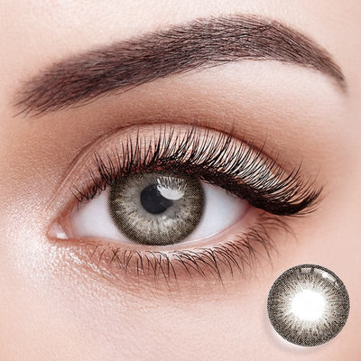 Eyemiol Lentillas de Contacto de Color Marrón Oscuro | 0.00, 6 Meses (2 lentillas)