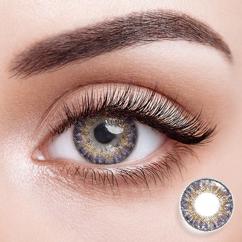 Eyemiol Hellviolette Kontaktlinsen | 0,00, 6 Monate (2 Linsen)