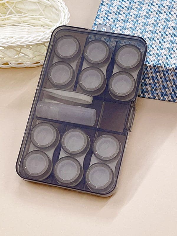 Eyemoody 6er-Pack klare Kontaktlinsenbehälter