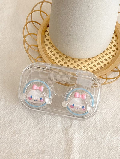 Clear Cartoon Pattern Contact Lens Case