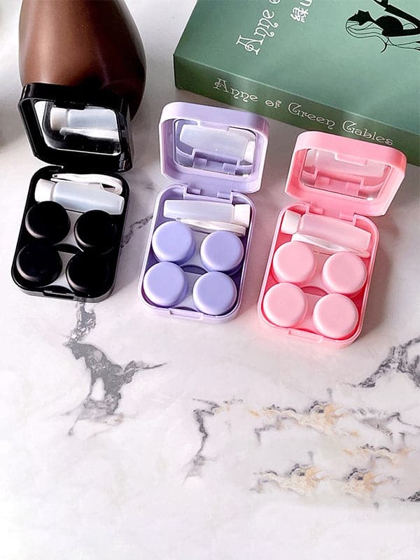 2packs Lens Case with Mirror