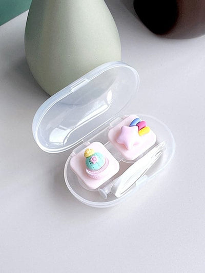 Cartoon Plant Contact Lens Case