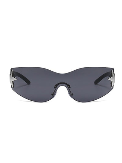 Y2K Star Sleek Sporty Sunglasses
