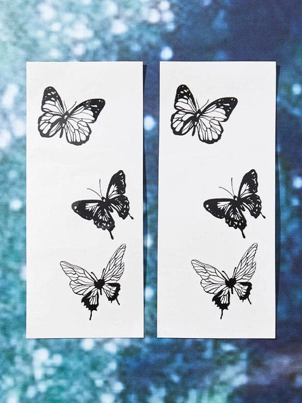 Eyemoody 1pc Butterfly Tattoo Sticker